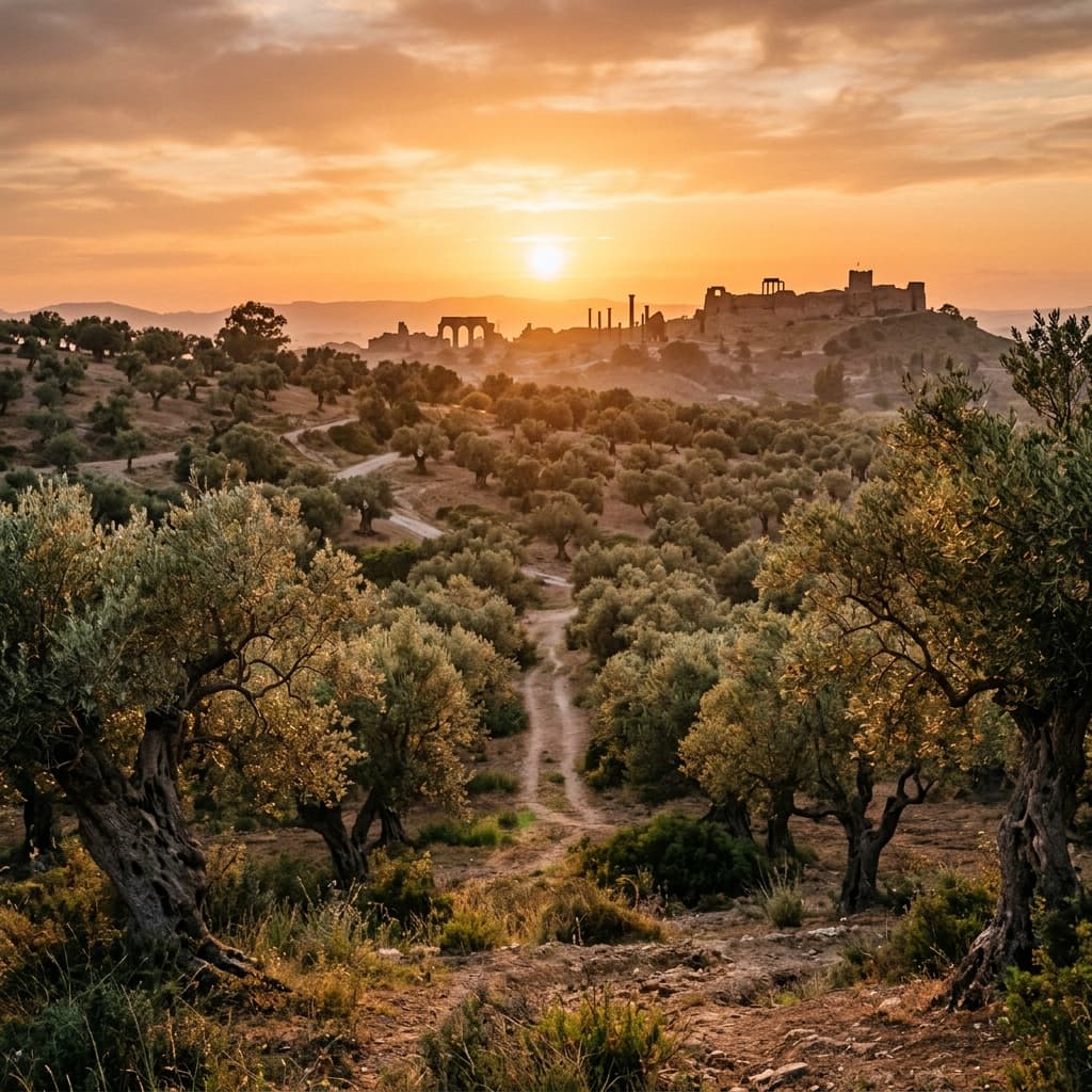 Ancient Tunisian Olive Grove