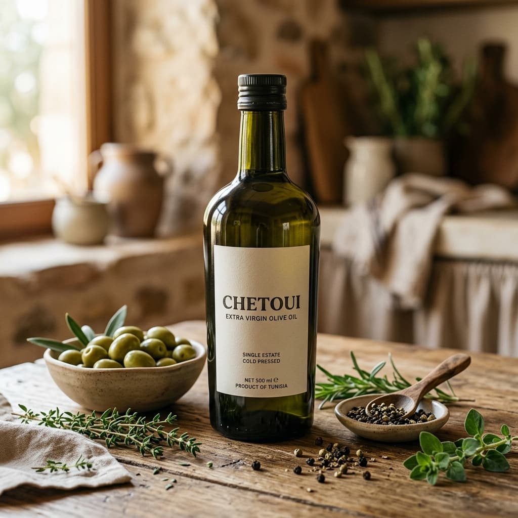 Chetoui Olive Oil Bottle