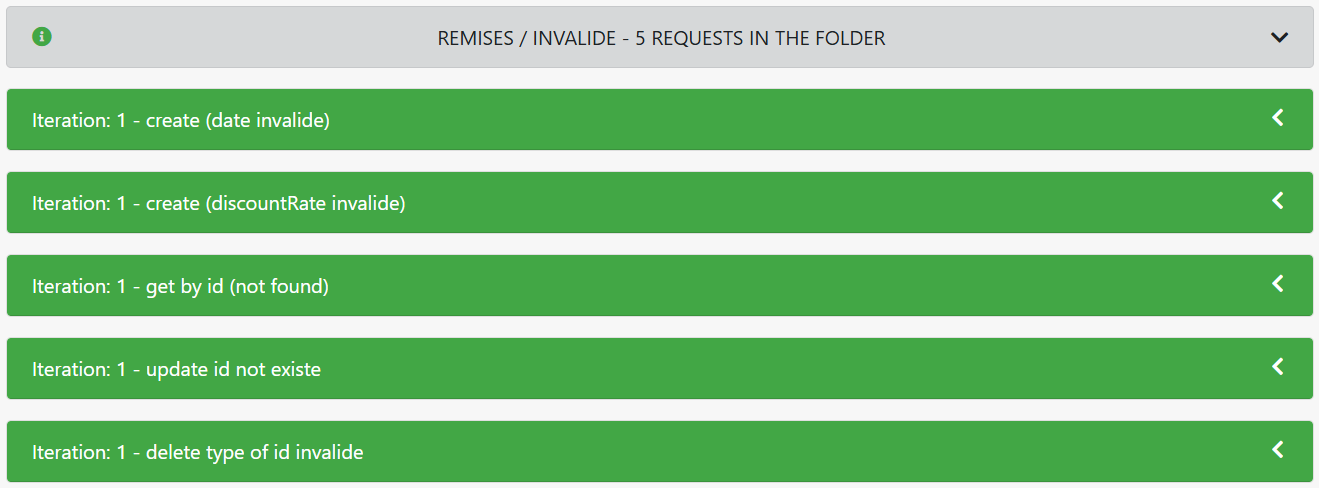 API Test: Invalid Discount Bad Request