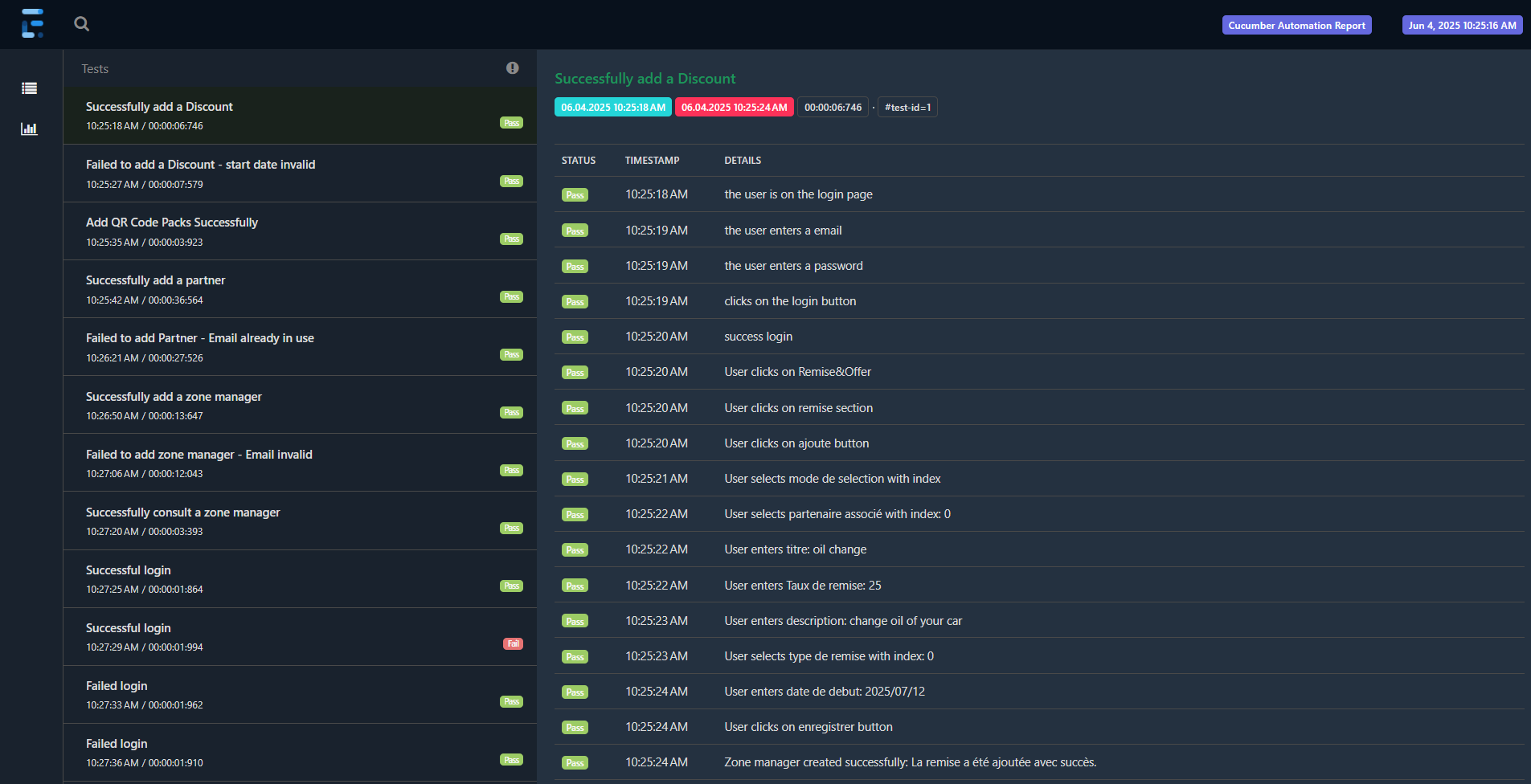 E2E Scenario: Add Discount Success